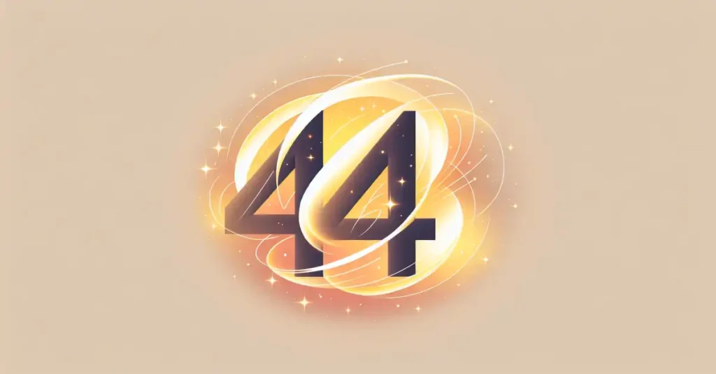 angel number 44 meaning
