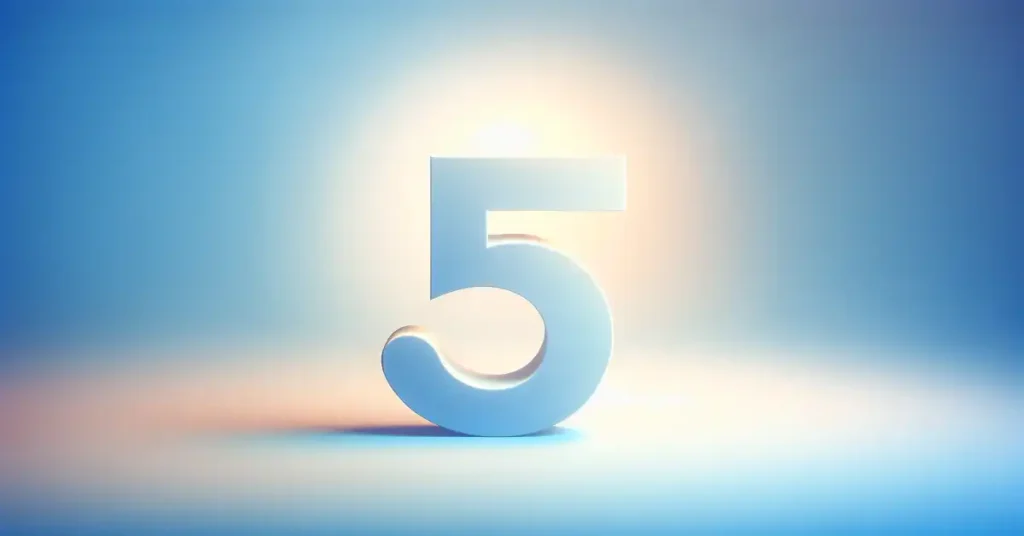 spiritual meaning of number 5
