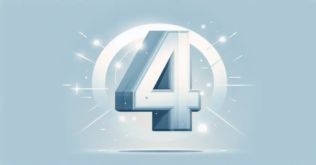 spiritual meaning of number 4