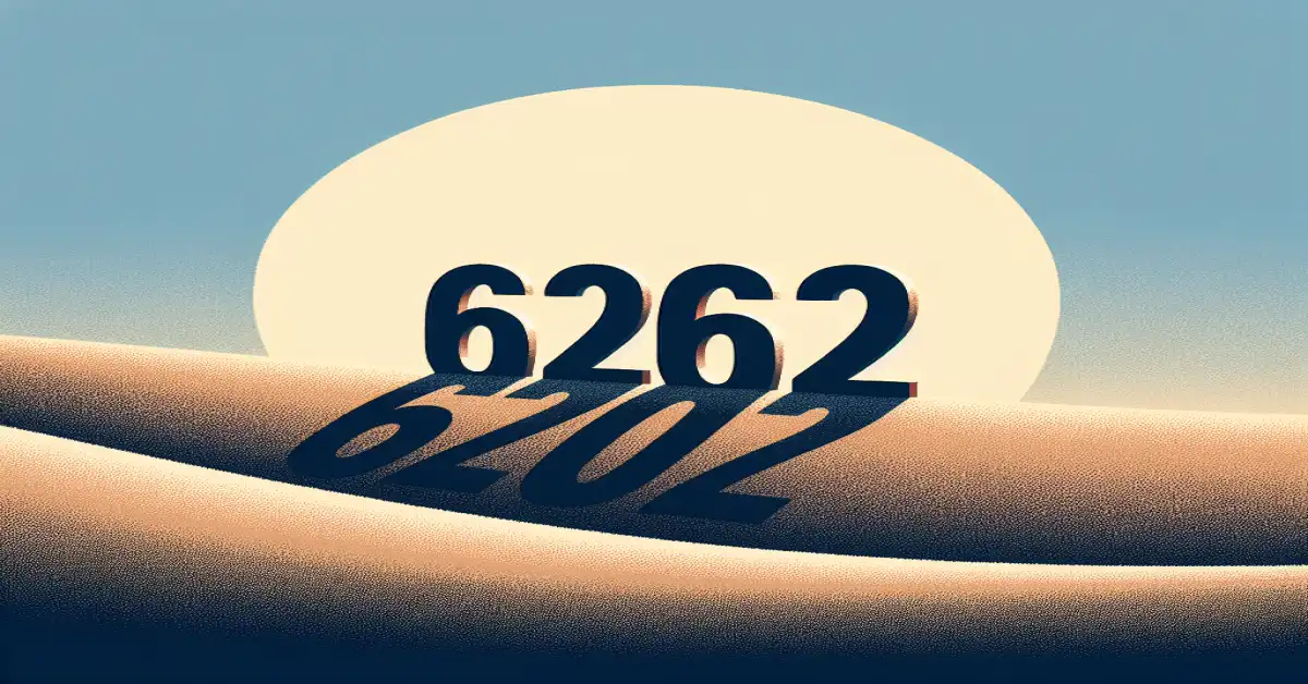 6262 angel number meaning