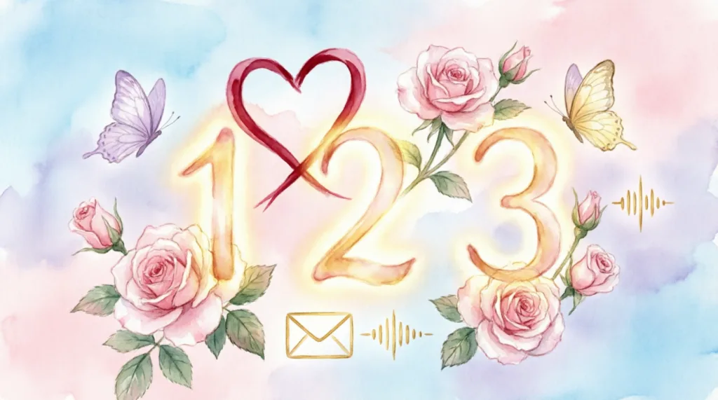 123 angel number meaning love