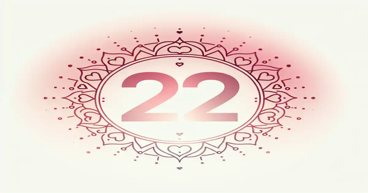 22 angel number meaning love