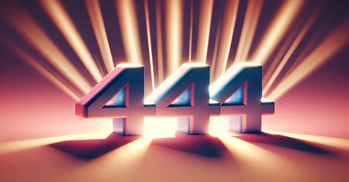444 angel number meaning money