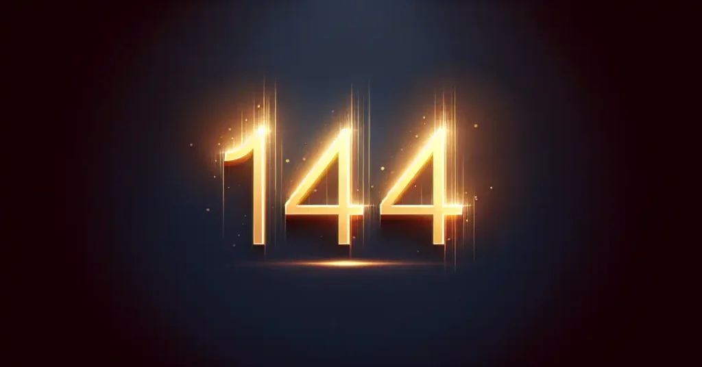 angel number 144 meaning