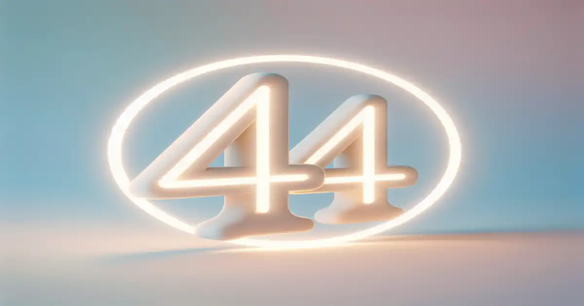 angel number 44 meaning