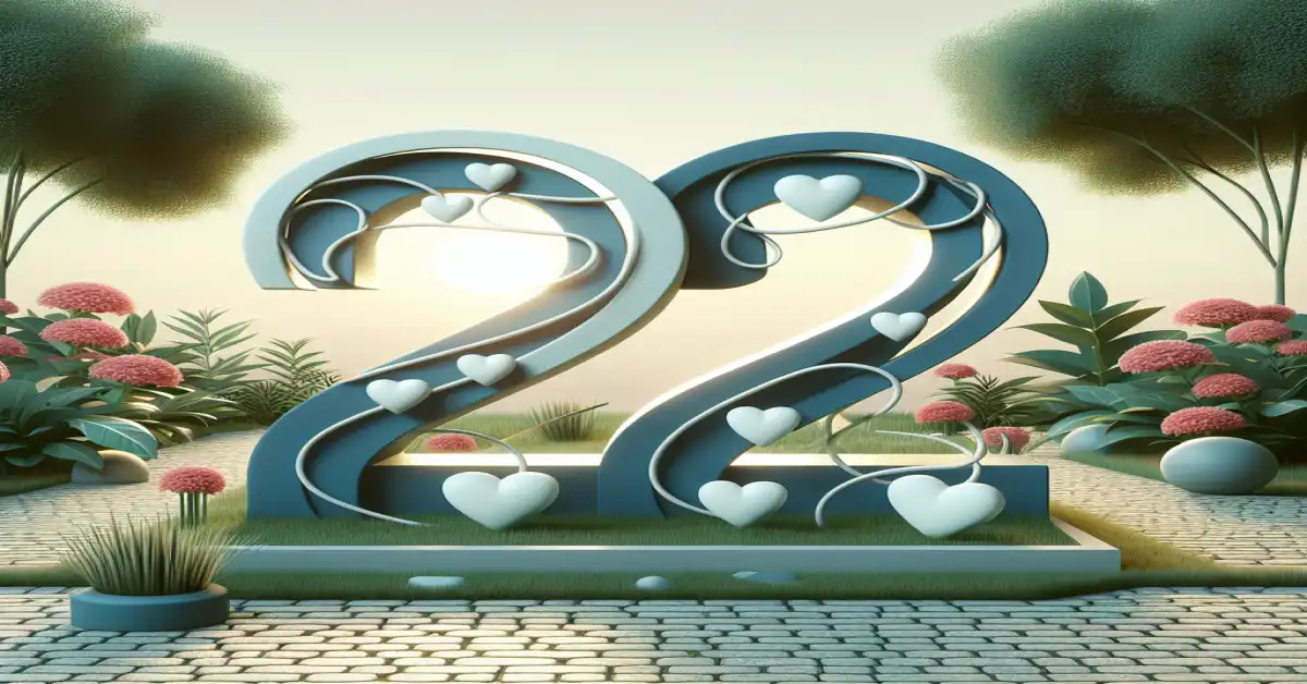 22 angel number meaning love